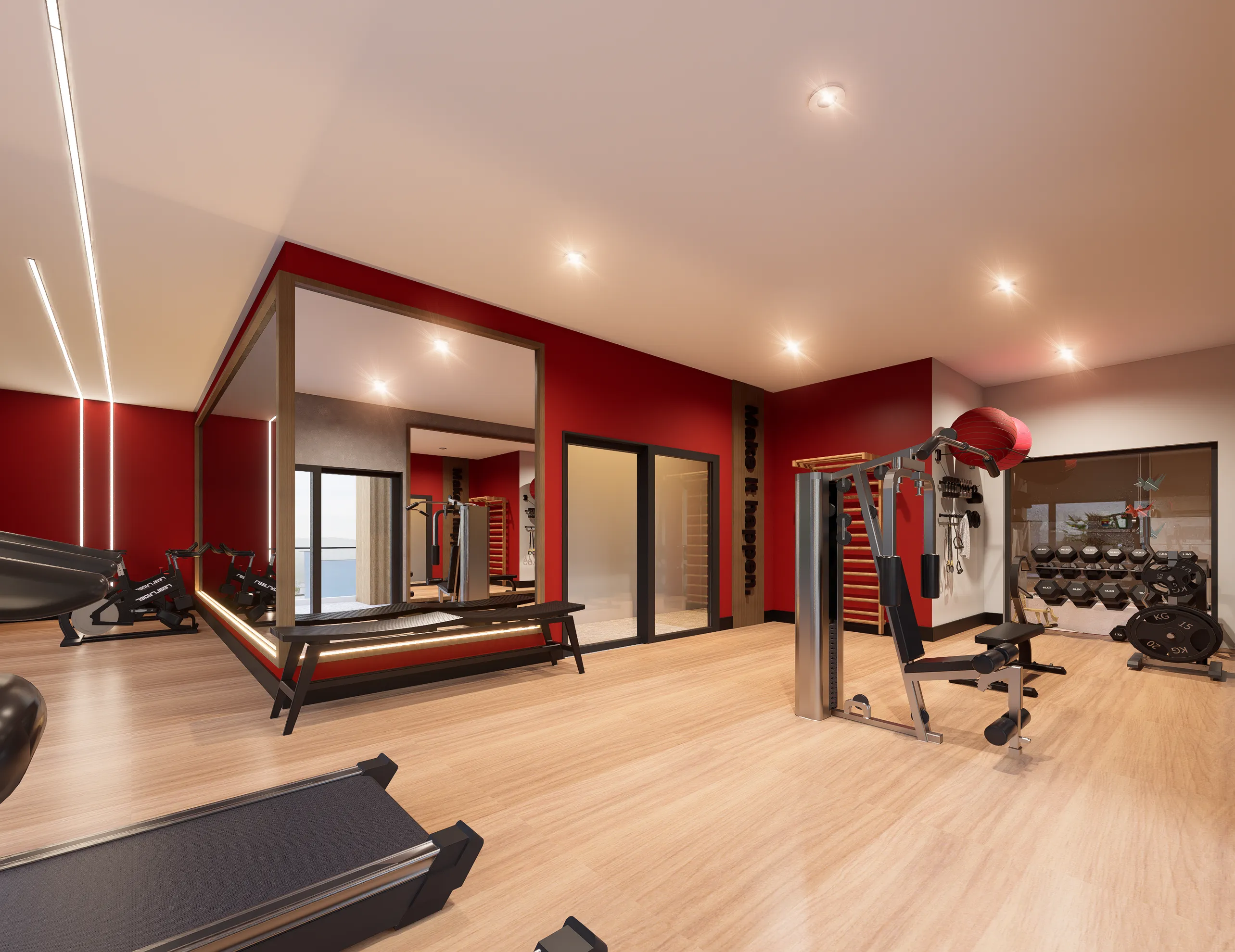 Gimnasio de Ícone Residence