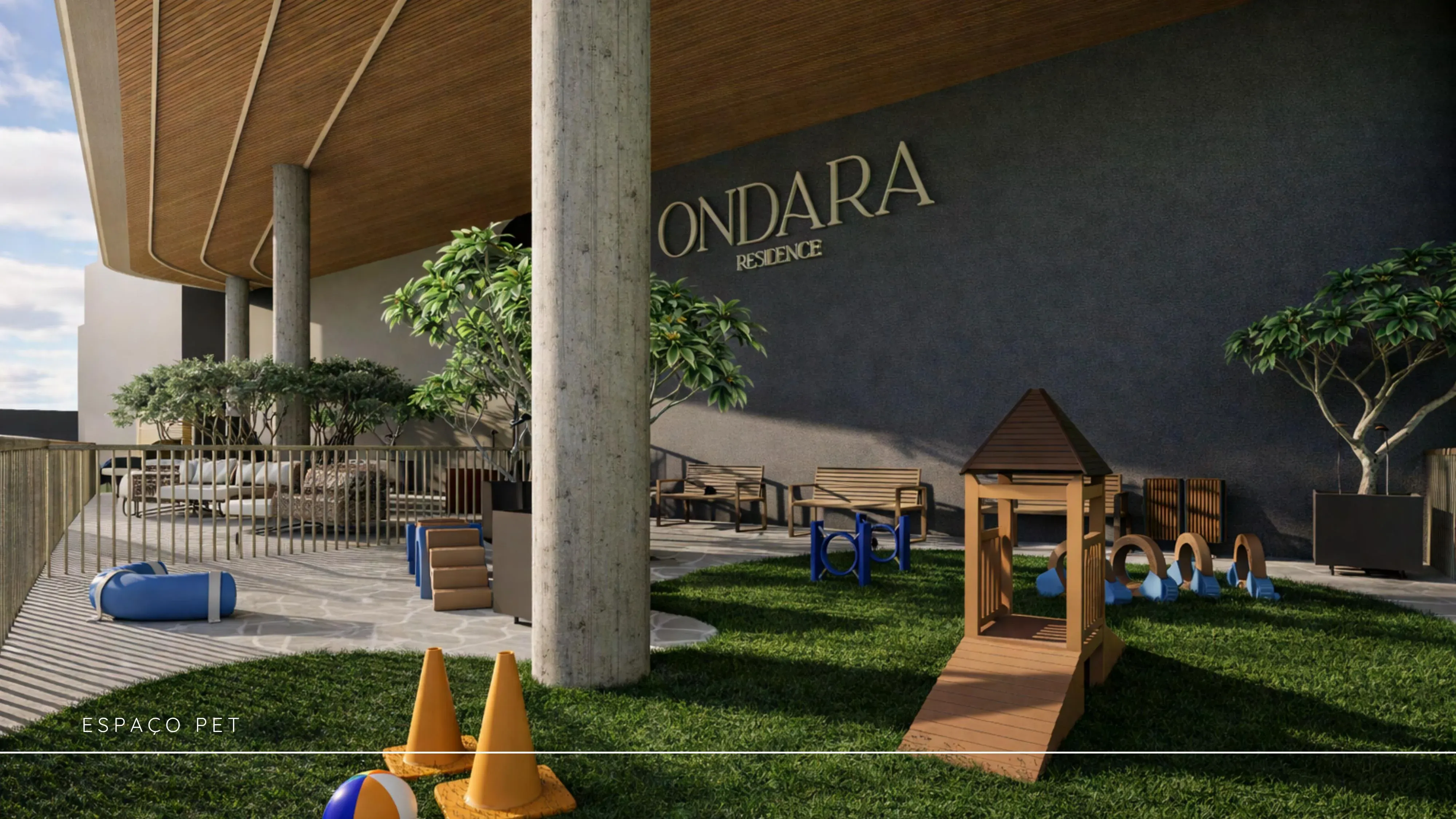 Pet area at Ondara Canajurê