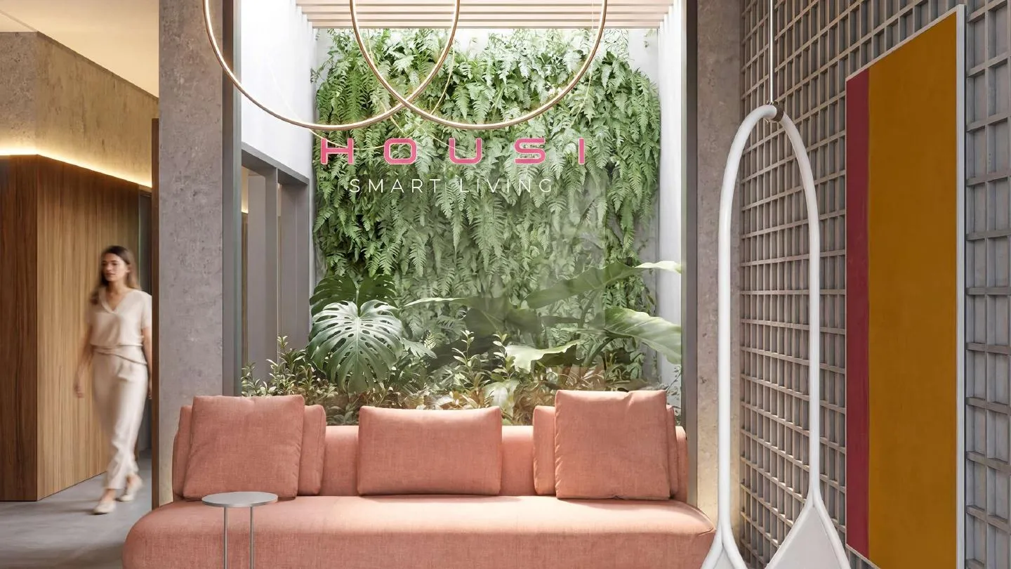 Lobby con jardín — Apoena Studios Jurerê