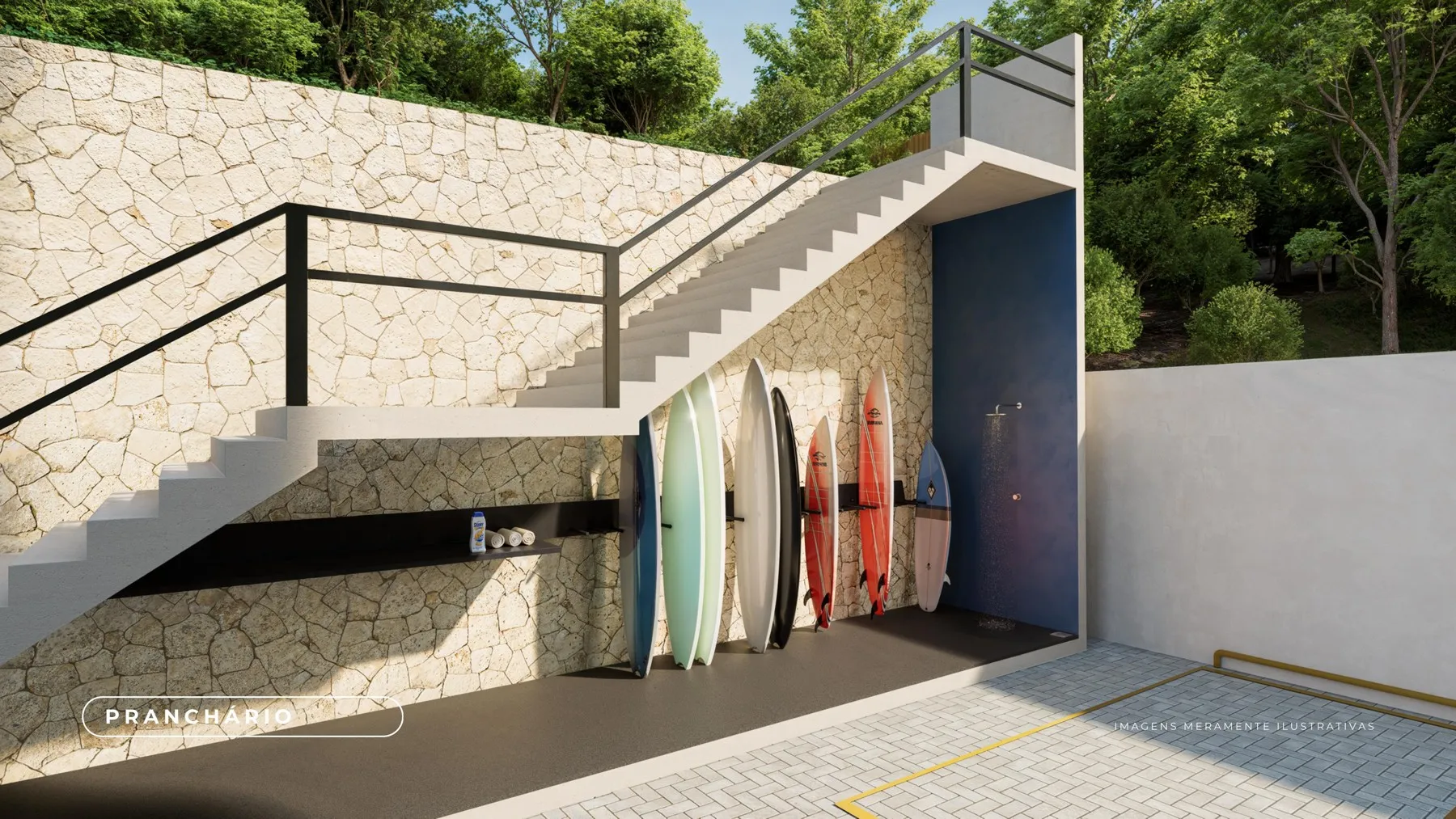 Surfboard storage